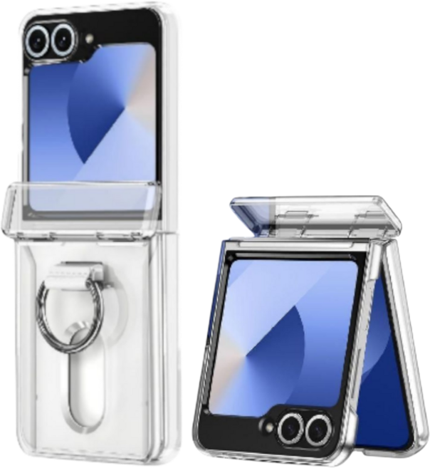 럭스폰 갤럭시 카드 수납 힌지 보호 플립 링 케이스