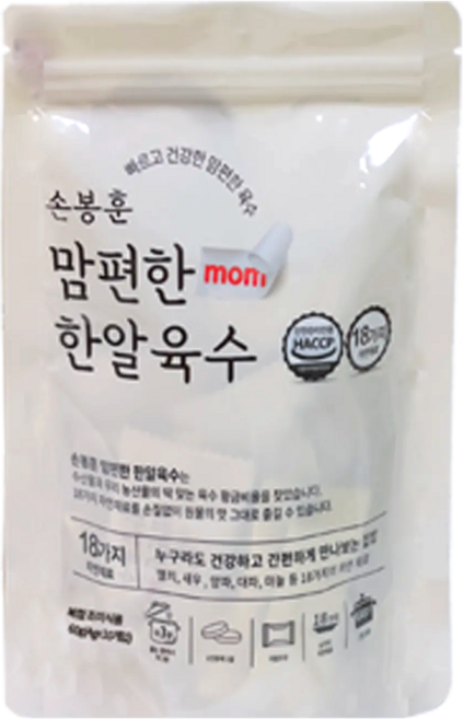 [70년 전통 손봉훈 명품 천일염] 맘편한 한알육수 40g(4g*10개)*5개/(1SET 파우치), 4g, 10개