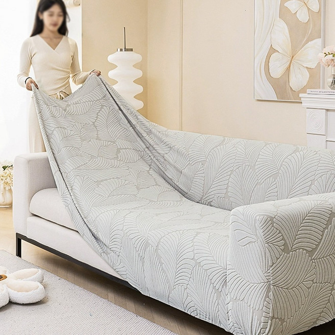 하루꿈 소파덮개 커버 사계절용 소파커버 3인 4인 5인용, 1개, 라이트그레이