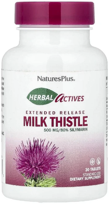 네이처플러스 허브액티브 밀크시슬 서방형 500mg 30정 - 쿠팡