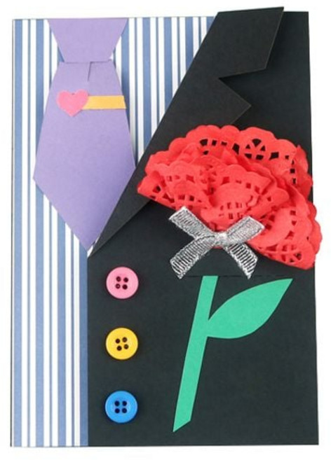 카네이션 입체 카드 만들기 아빠 패키지 어버이날 스승의날 diy 키트 교구 단체 부모님 선물, 단품