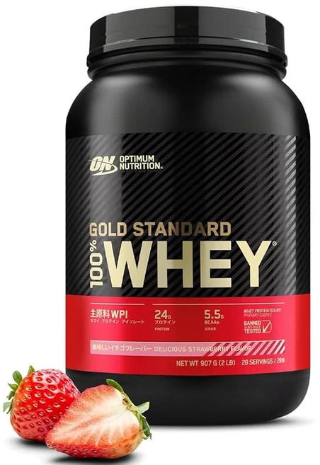 ON Gold Standard 100% 유청 단백질 맛있는 딸기 주원료 WPI907g (2lb) 보틀타입 옵티멈뉴트리션(Optimum Nutrition), 1개, 1g - 쿠팡