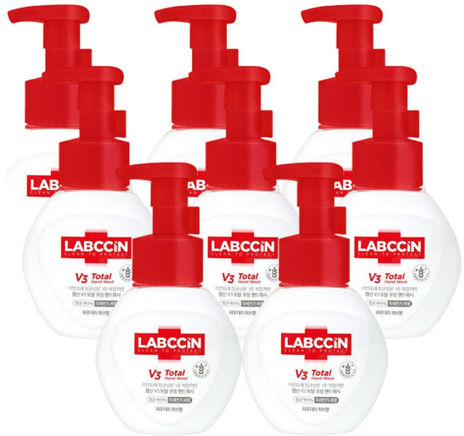 랩신V3 토탈 포밍 핸드워시/손세정제 본품 250ml 8개