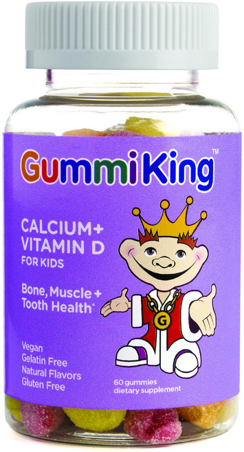 거미킹 비건 어린이 칼슘 비타민 D 구미, 60개입, 1개, 60정