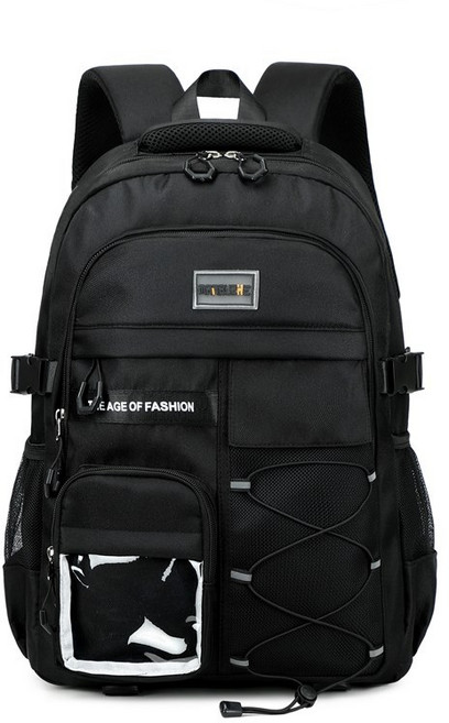 CQGD 대용량 다중 포켓 노트북 백팩 남녀공용 데일리 출퇴근 가방