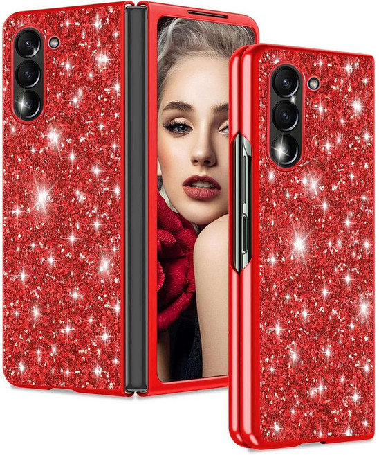 블랑진 루비샤인 갤럭시 Z폴드 반짝이 케이스