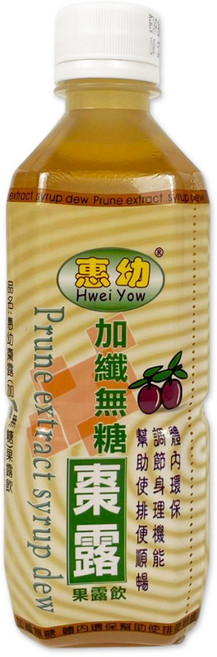 惠幼 Hwei Yow 加纖無糖棗露 果露飲 360ml 無糖高纖 順暢好幫手, 1個