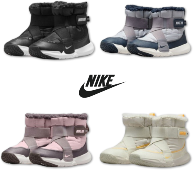 국내정품 나이키 키즈 겨울 방한 부츠 플렉스 어드밴스 조카선물 영유아 신고벗기 편한 털부츠