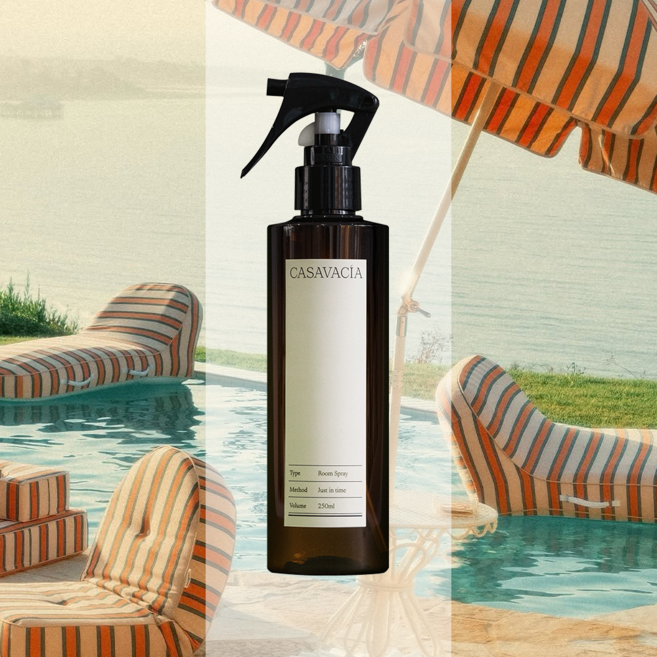 카사바시아 미술관 룸스프레이 섬유향수 멀티퍼퓸 필로우미스트, 1개, 250ml, 애프터눈 스윔