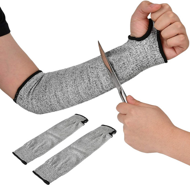 엣지릴렉스 베임 방지 팔토시 작업 현장용, 4개, 실버