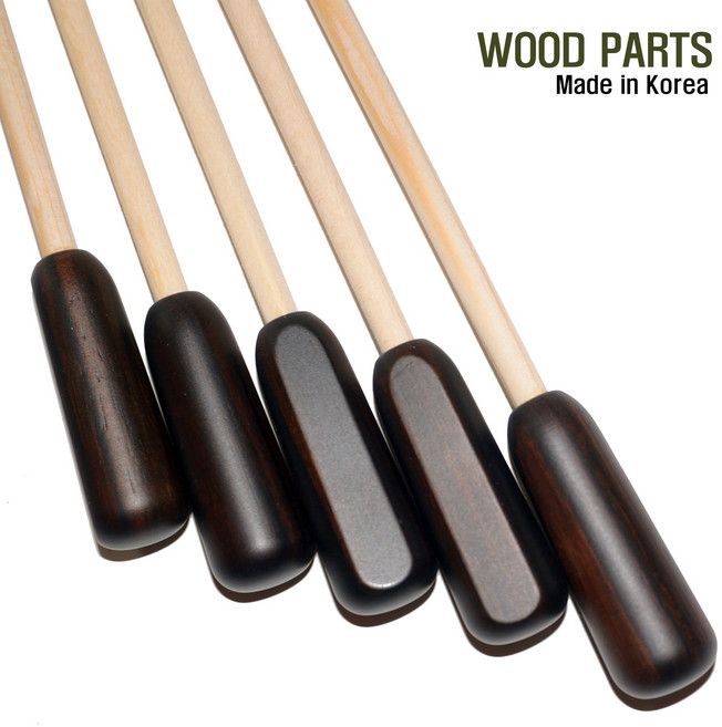 에보니 흑단 원목 지휘봉 38cm 오케스트라지휘봉 전문가지휘봉, Ebony Wood Baton - 1Pcs, 1개