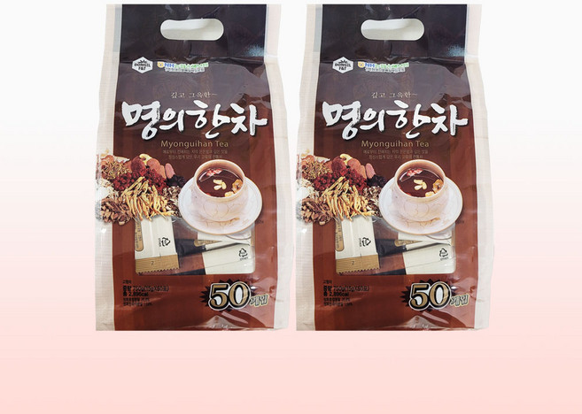 동일 명의한차 50T(봉지) x 2개(100T) 전통차 쌍화차, 750g, 50개입, 2개, 15g