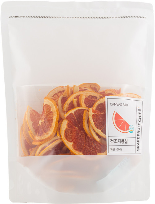 국내생산 말린 자몽칩, 1개, 100g