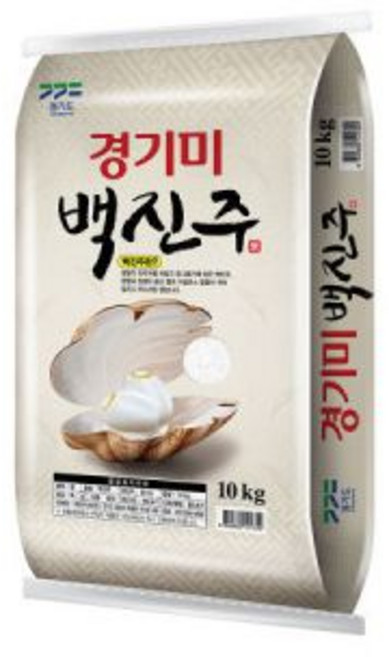상등급 단일품종 경기미 백진주 10kg 25년산 햅쌀, 1개