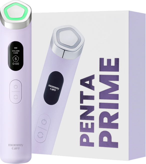 마미케어 펜타프라임 물광 모공 탄력 EMS 피부 마사지기 뷰티 디바이스, 퍼플, PT-0425