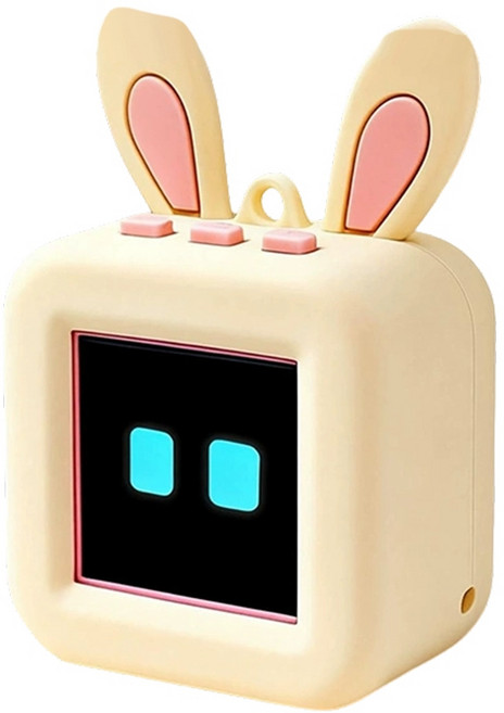 DeepSeek XiaoZhi 미니 AI 로봇 스마트 음성 Chatbot 맞춤형 AI 동반자 대화 형 말하는 장난감, 분홍색
