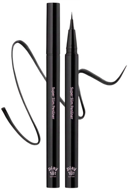 01 블랙 플레이 101 바이 에뛰드 슈퍼슬림 프루프 펜라이너, 3개