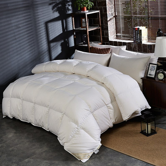 5성급 호텔 리버서블 구스다운 이불솜 사계절 거위털이불, white