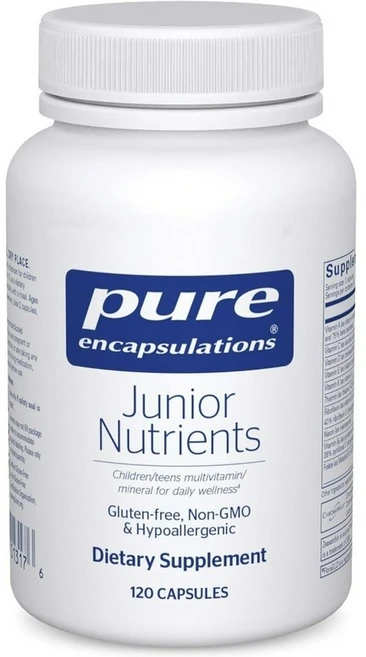 퓨어 인캡슐레이션 주니어 뉴트리언트 캡슐 멀티비타민, 1개, 120정 - 쿠팡