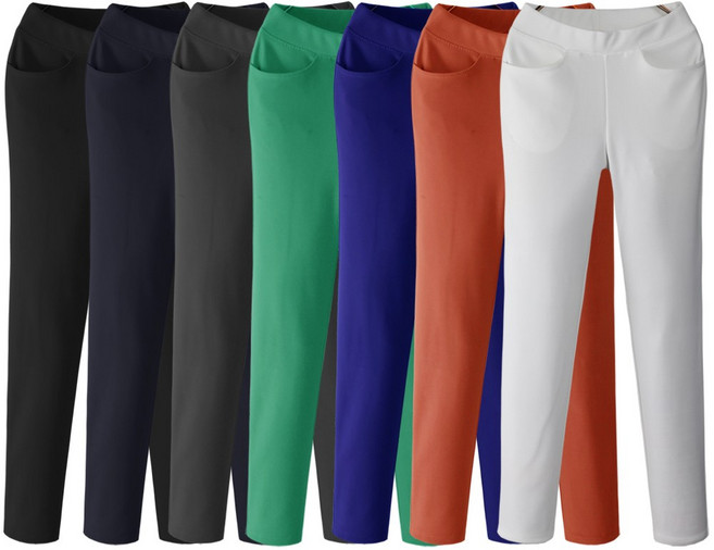 니키진 여성용 봄가을 스판바지 엄마옷 밴딩팬츠 마담의류 NO100 긴바지