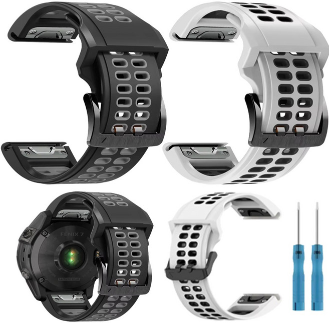 가민 퀵핏 릴리스 스트랩 시계줄 밴드 20mm 22mm 26mm, 블랙, 1개