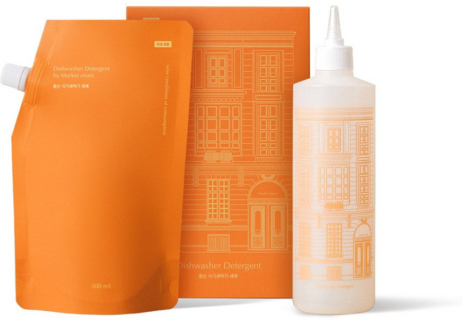 마켓올슨 식기세척기 세제 본품, 500ml, 1개, 본품 (원액+전용용기)