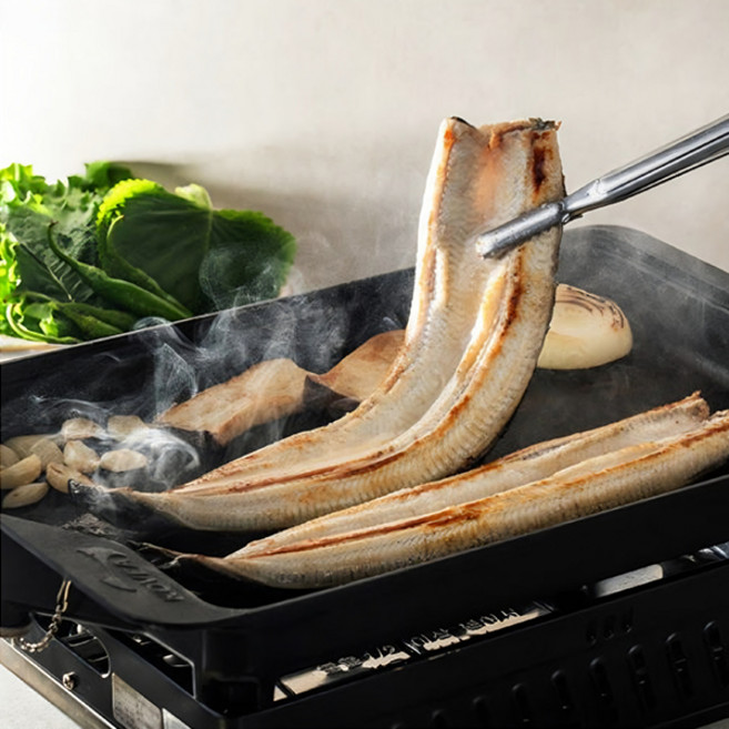 Fresh 고창풍천장어 자포니카 민물장어 1kg (손질후 700g 내외) 1-3미 소스포함, 1개