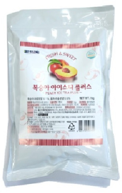 희창 복숭아 아이스티 플러스, 1kg, 1개, 1개입