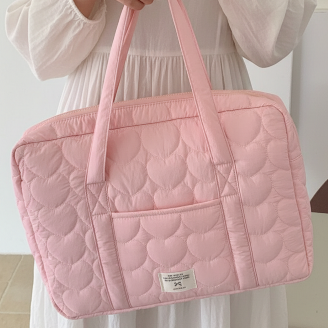 베르모어 데일리 보부상 대용량 노트북 가방, 핑크