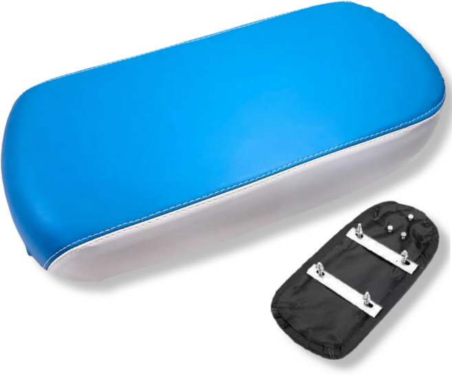 글로리존 자전거 뒷좌석 안장 나사 고정형 보조의자, 블루, 1개