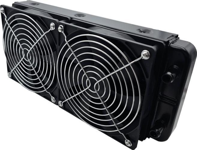 펠티어 수냉쿨러 워터 라디에이터 쿨러 240MM, 1개