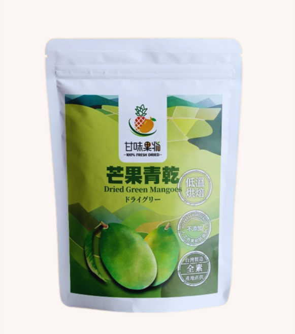 甘味果物 芒果青乾, 3個, 150g