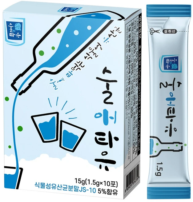 술애타유 - 위아래가 편안한 식물성유산균 술에타유, 1.5g, 10개 - 쿠팡
