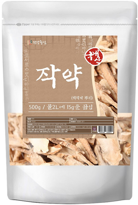 건강중심 국산 말린 백작약 500g, 1개