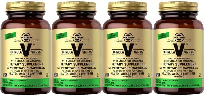 솔가 포물라 VM 75, 4팩, 60정 - 쿠팡