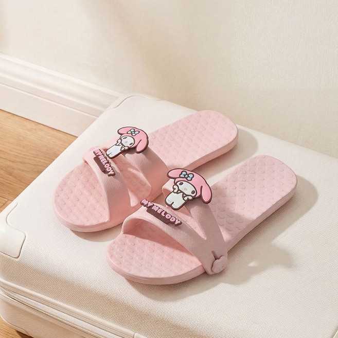Sanrio 授權 角色拖鞋 居家旅行兩用, 1個, 粉色35-36