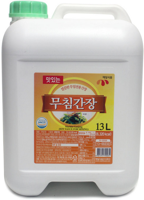 간장 매일 업소용 무침 13L 1EA daydm, 1세트