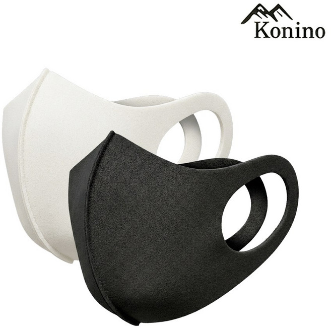 Konino 국내제작 빨아쓰는 연예인 패션 마스크 10매 개별포장, 화이트, 10개, 1매입