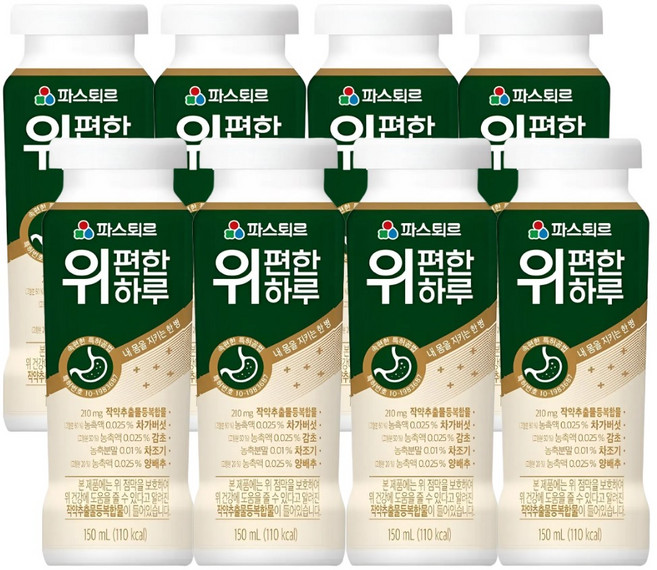 파스퇴르 파스퇴르 위편한하루 요구르트 150ml (8입), 8개