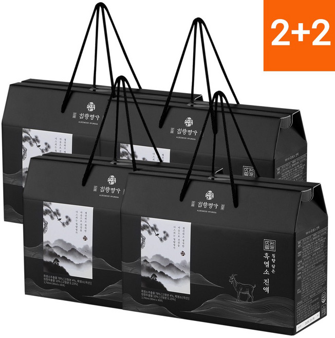 침향명가 흑염소 진액 100% 수침향 담은 자연방목, 2.7L, 4개