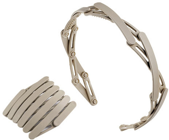 兒童摺疊髮箍 女孩髮飾 方便攜帶 時尚髮型固定神器