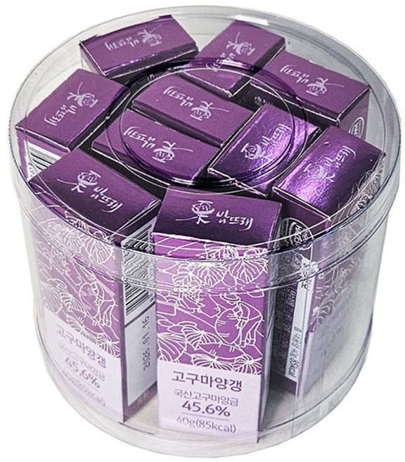 밤뜨래 고구마 양갱 세트 설날 추석 명절 선물, 40g, 10개