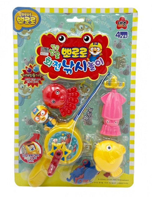 뽀로로 빙글빙글 회전 낚시 놀이, 1개