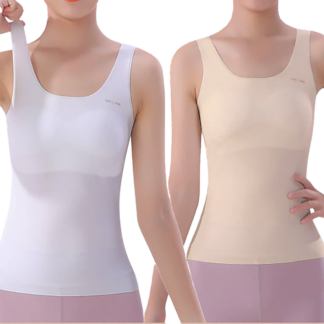 위드엠제이 주니어 런닝브라 2종 세트 여아 학생 무봉제 심리스