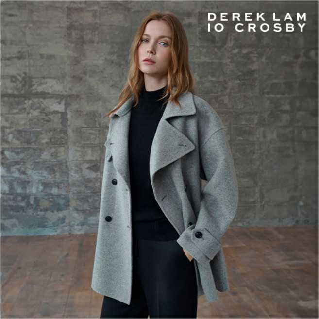 [데렉램 10 크로스비] [런칭가:139 000원](울) 블렌드 더블 핸드메이드 하프코트