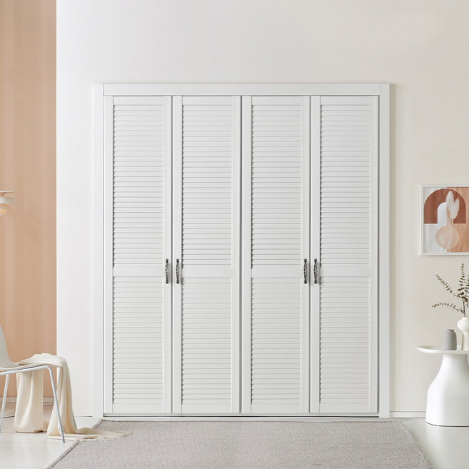 보루네오 르블리 작은방 붙박이장 맞춤가구 여닫이 150cm 5자, 화이트