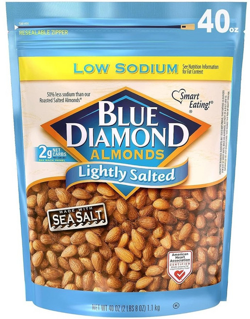 블루다이아몬드 아몬드 저염 스낵 1.1kg, 1개