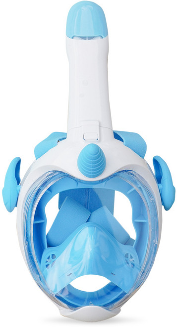 티토 어린이 스노쿨링 풀페이스 마스크 스노클링 잠수경, 유니콘, 블루