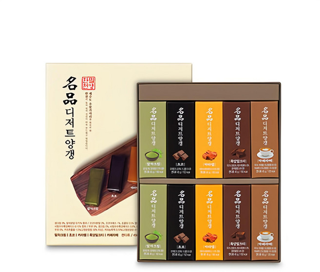 밀양한천 명품 디저트 양갱, 1개, 450g