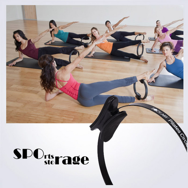 스포리지 대만산 품질좋고 탄력좋은 글래스파이바 방탄 슬림써클 (요가링 필라테스링 피트니스링), 1개